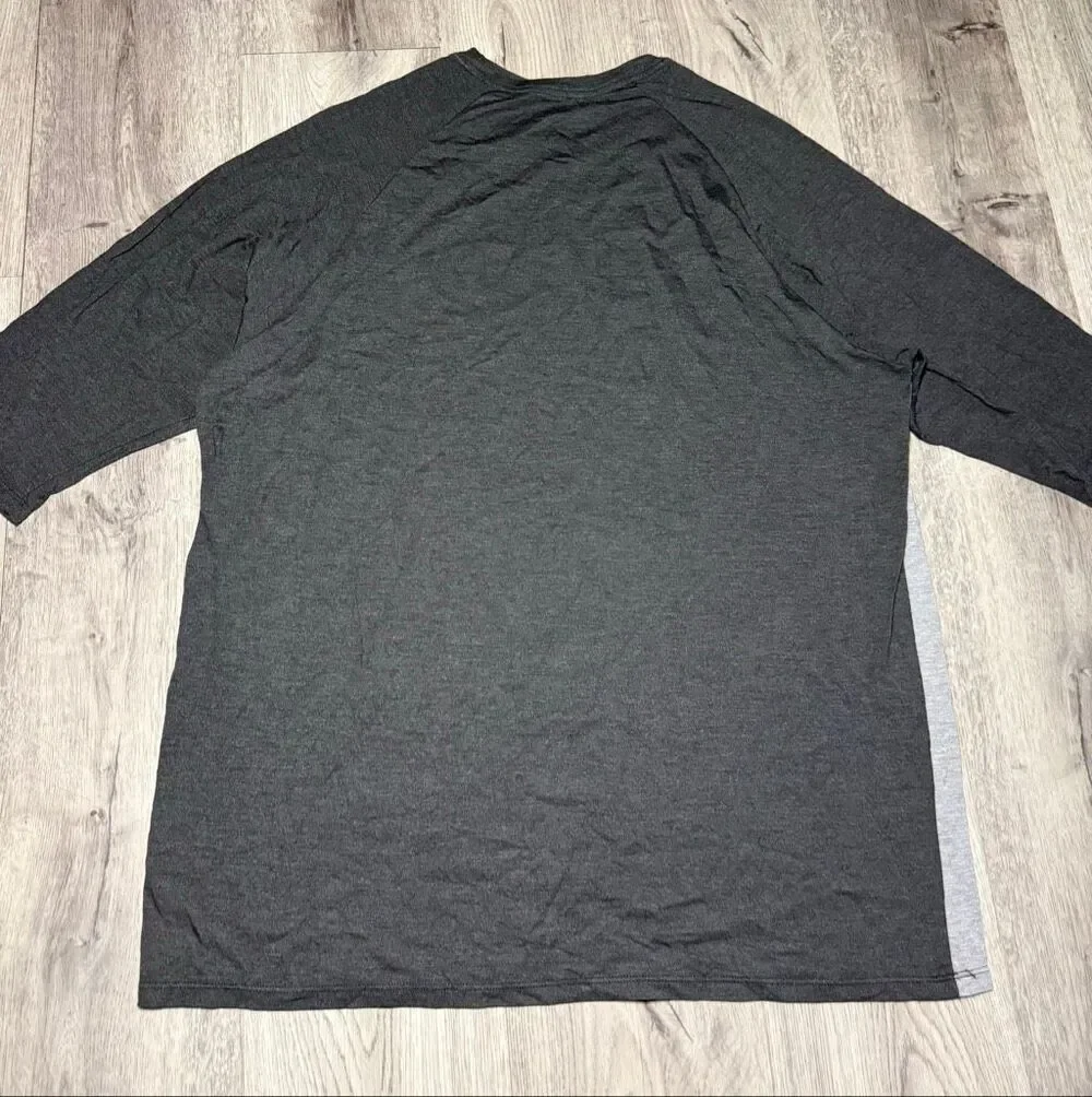 Nike Miami Marlins three-quarter sleeve raglan shirt XXL